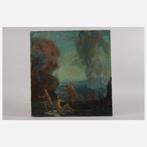 Prof. Richard Klein, Akte in bergiger Landschaft