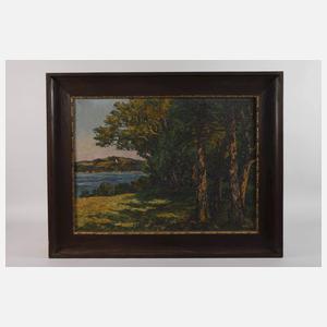 Hugo Kreyssig, "Waldrand am Starnbergersee"