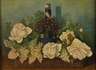 Henk Kuipers, attr., Blumenstillleben mit Weinflasche