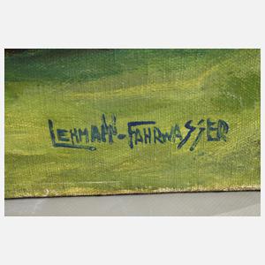 Georg Lehmann-Fahrwasser, attr., See im Alpenvorland