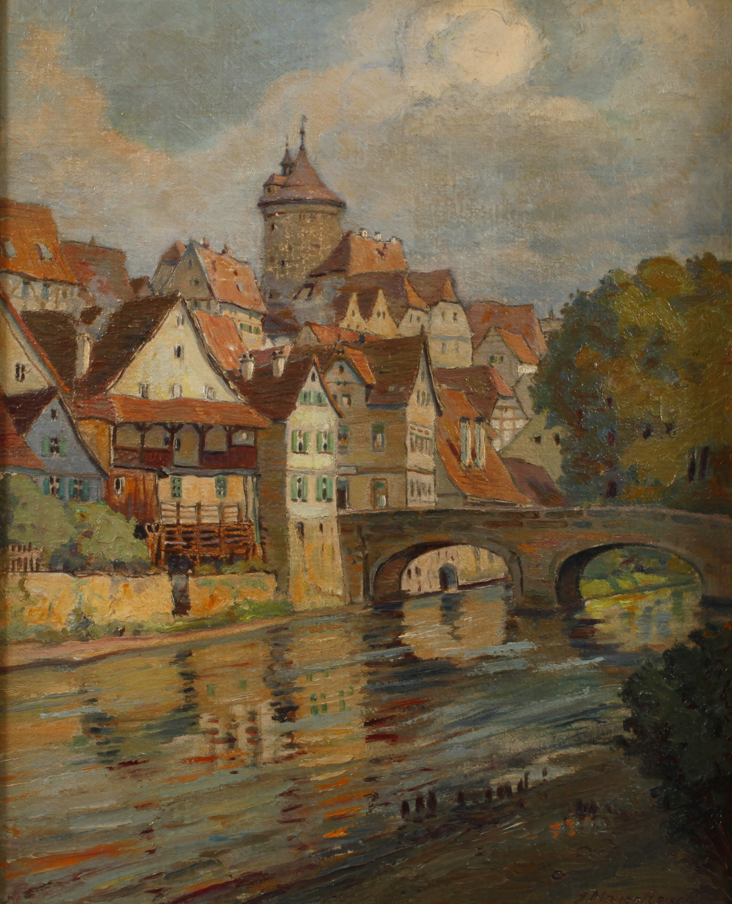 J. Magerfleisch, "Stadtansicht von Besigheim"