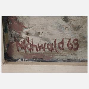 Otto Möhwald, Stadtansicht von Halle (Saale)