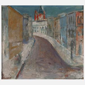 Otto Möhwald, Stadtansicht von Halle (Saale)