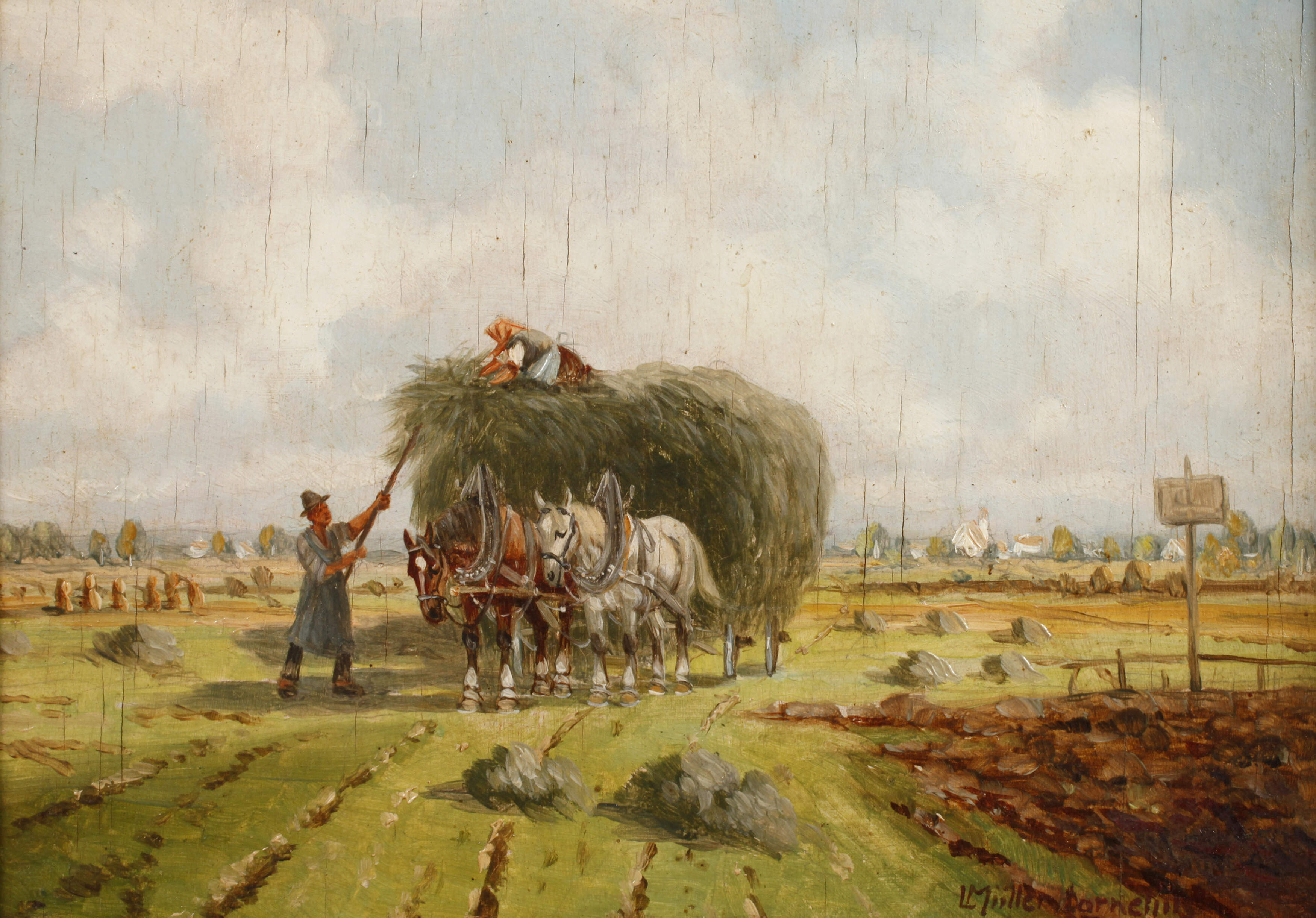 Ludwig Müller-Cornelius, "Heuernte"