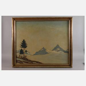 Willy Mulot, Winter im Hochgebirge