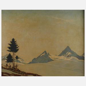 Willy Mulot, Winter im Hochgebirge