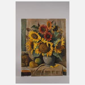 Gustav Wilhelm Reutter, attr., Sonnenblumen