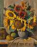 Gustav Wilhelm Reutter, attr., Sonnenblumen