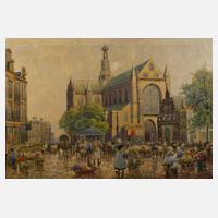 F. Max Richter-Reich, Blumenmarkt in Haarlem111