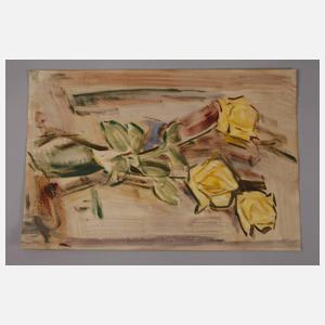 Prof. Christian Rohlfs, Gelbe Rosen