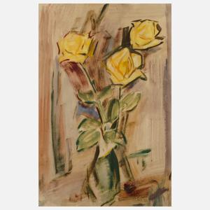 Prof. Christian Rohlfs, Gelbe Rosen