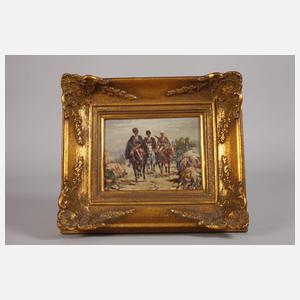 Afranasij Ivanovic Scheloumoff, Kosaken zu Pferd