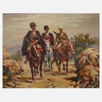 Afranasij Ivanovic Scheloumoff, Kosaken zu Pferd111