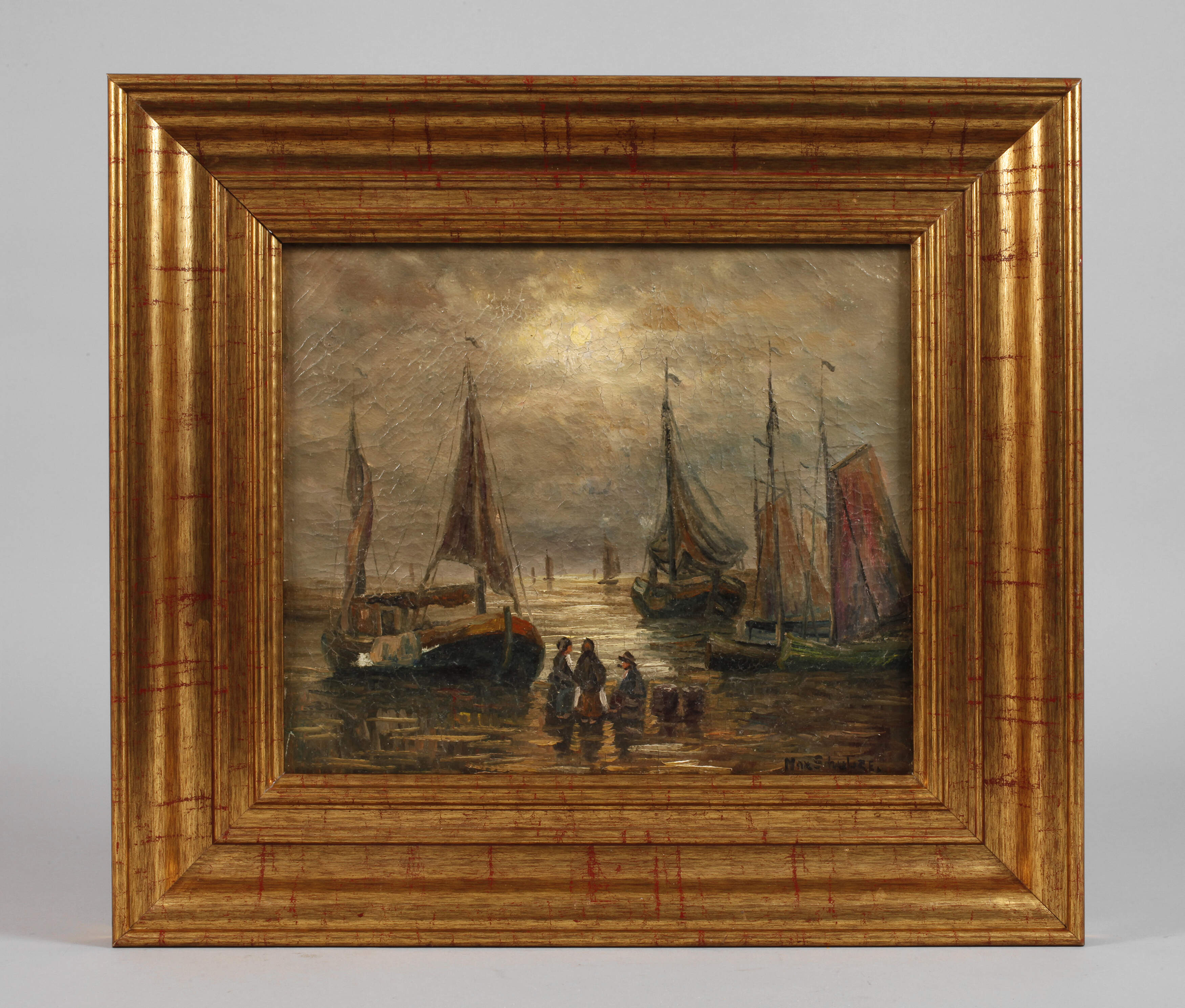 Max Schulze, Fischer am Strand