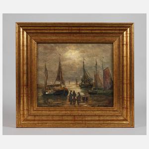 Max Schulze, Fischer am Strand