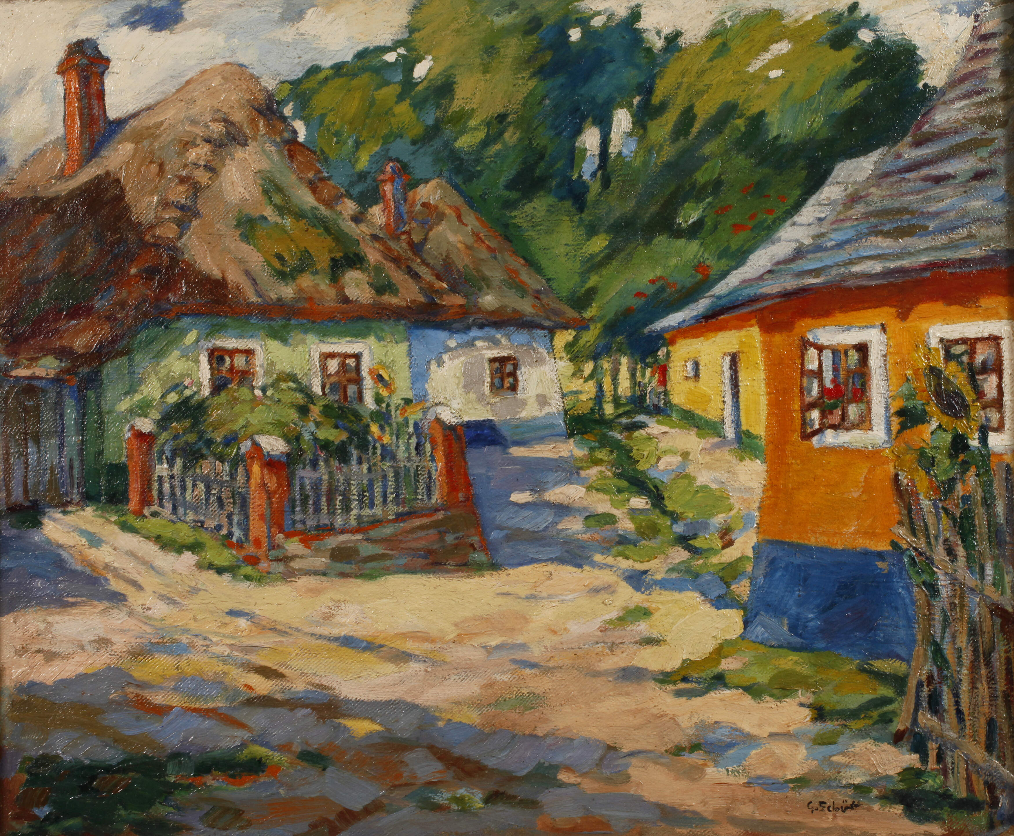 Gustav Schütt, Dorflandschaft