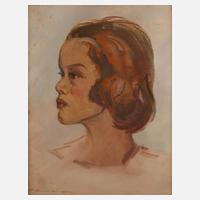 Paul Smalian, Portrait eines Mädchens im Profil111