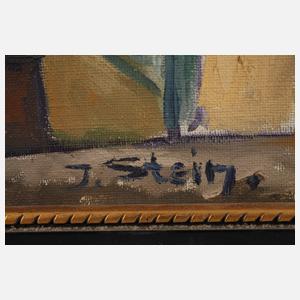 J. Stein, Stadtansicht mit Bäckerei