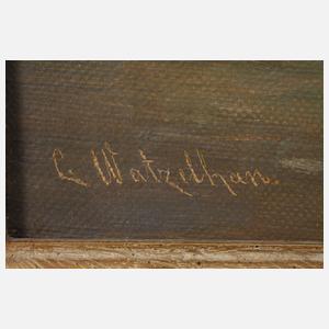 Carl Watzelhan, Sonnenuntergang am Meer