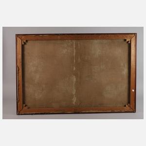 J. Wolf, Mädchenakt am Waldesrand