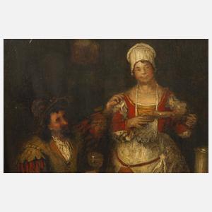 Rudolf Wolf, attr., Wirtshausszene