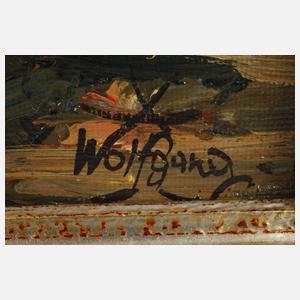 Alexander Wolfgang, Blumenstillleben/Landschaft