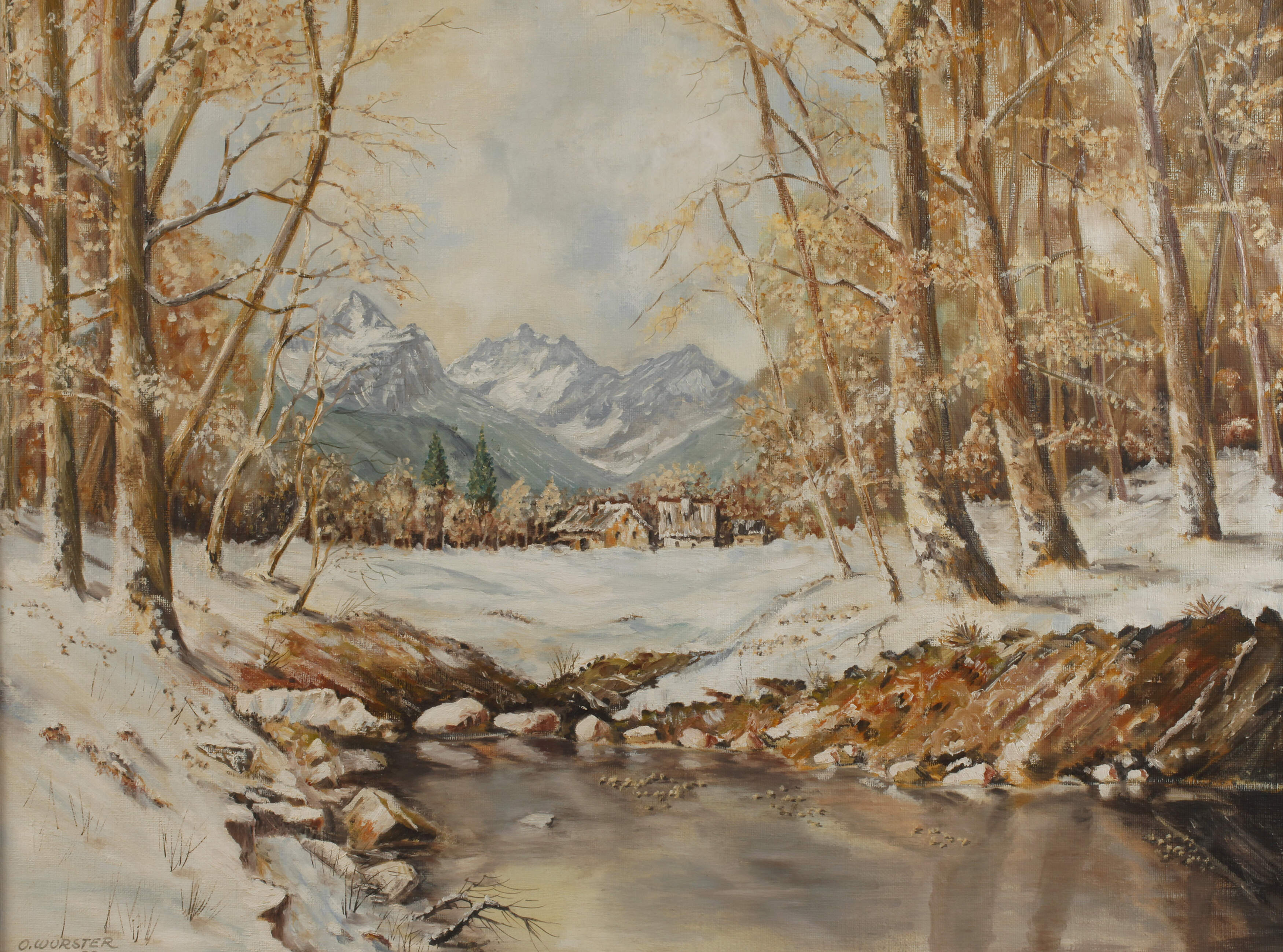 O. Wurster, Winterlandschaft