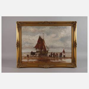 Krabbenfischer an der Nordsee