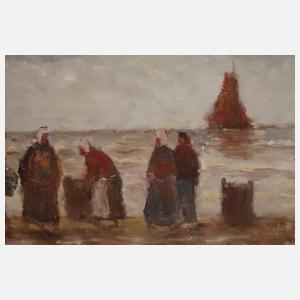 Krabbenfischer an der Nordsee