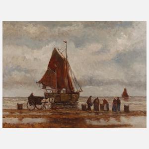 Krabbenfischer an der Nordsee