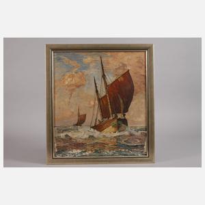 Fischerboote im Wind