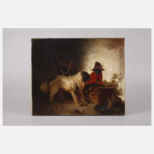 Karikatives Hundestillleben