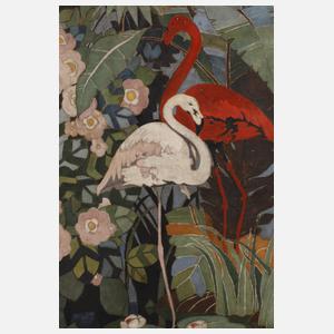 Flamingos im Dschungel