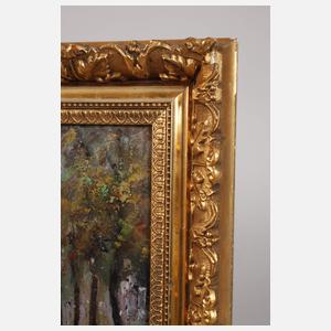 Straßenszene mit Pferdefuhrwerk