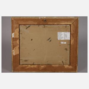 Straßenszene mit Pferdefuhrwerk