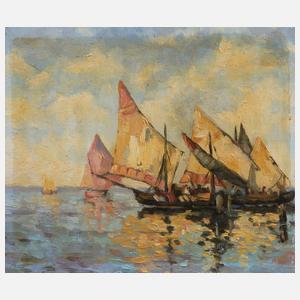 Segelboote auf stiller See