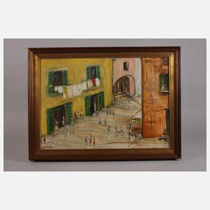 Mediterrane Stadtansicht