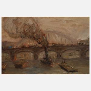 Dampfer auf der Seine