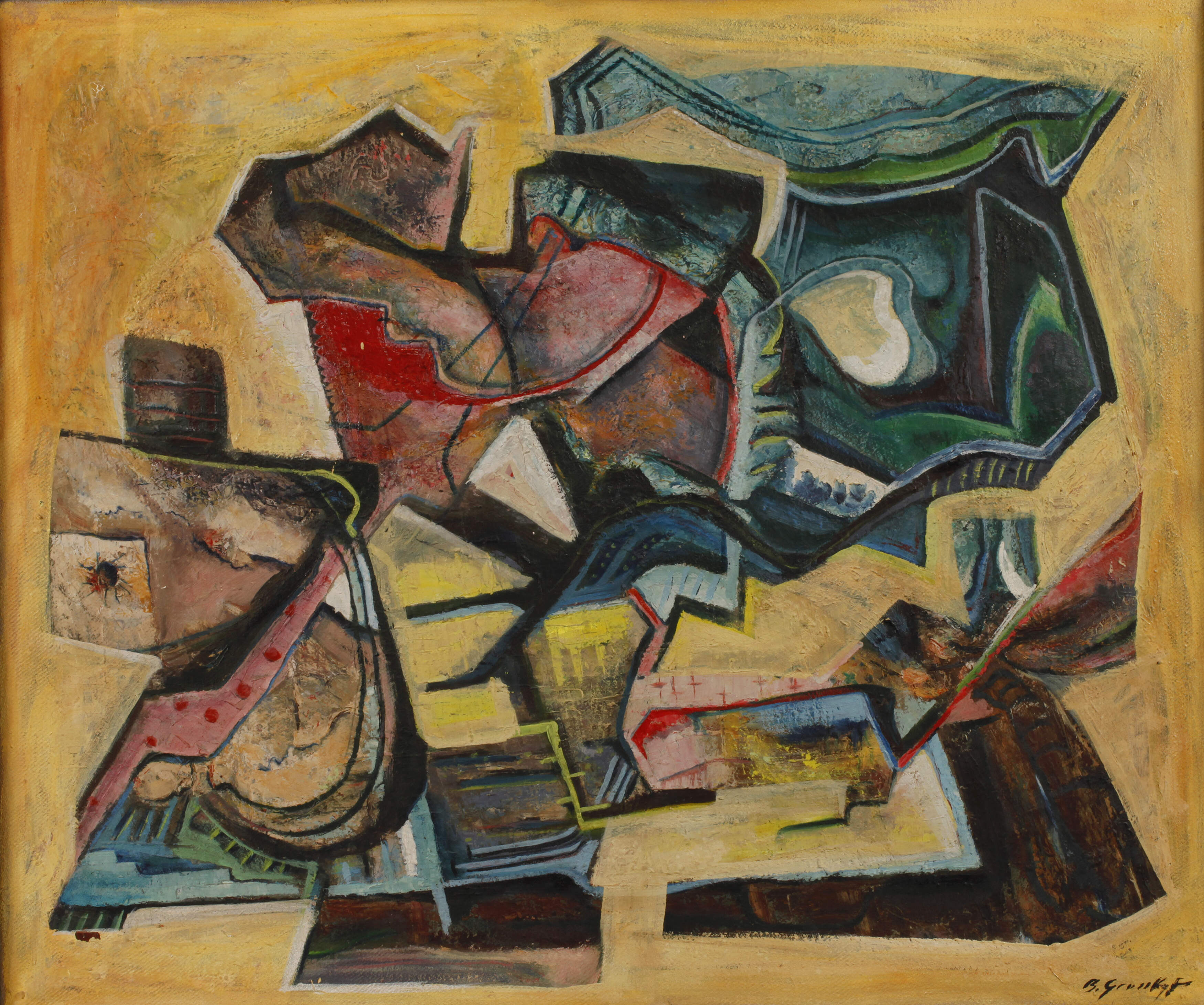 Bruno Grosskopf, Abstrakte Komposition