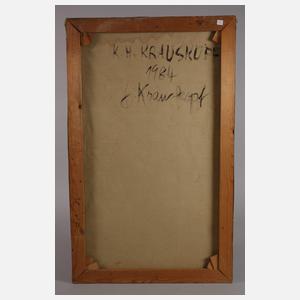 Karl Heinz Krauskopf, attr., Abstrakte Komposition