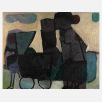 Frau mit Kinderwagen111