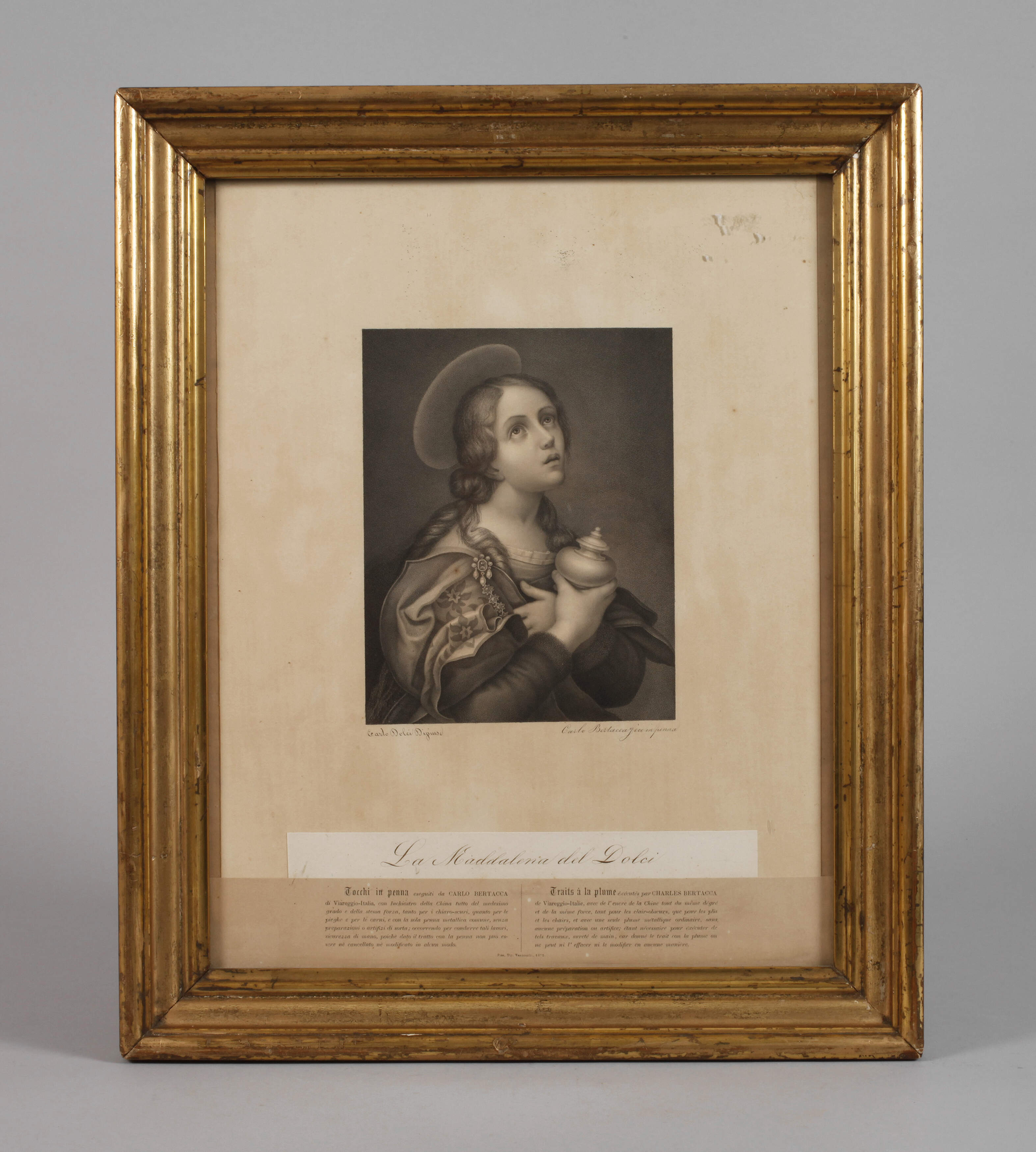 Breite Berliner Leiste mit Bildnis Maria Magdalena