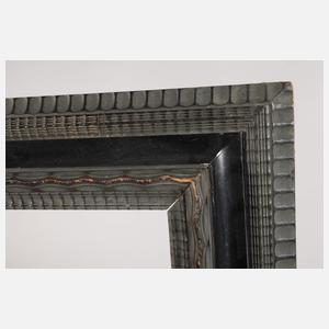 Flammleistenrahmen mit Schild Ludolf Backhuysen