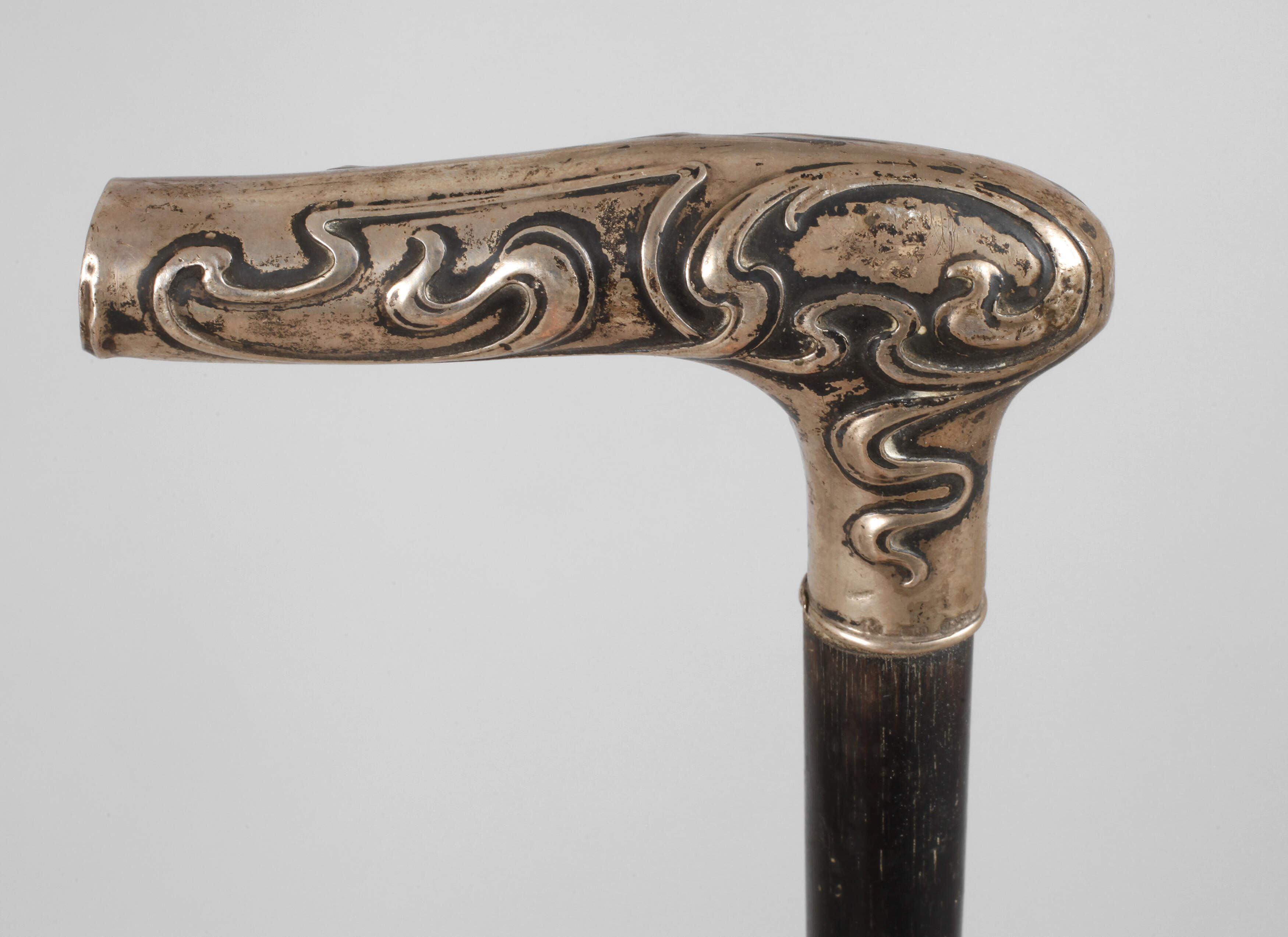 Spazierstock Silber