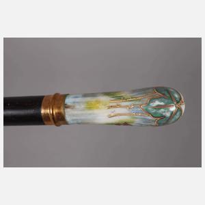 Spazierstock Porzellan
