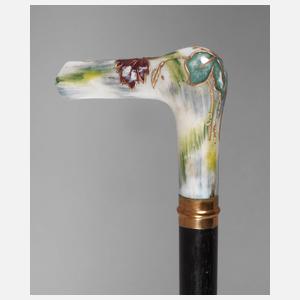 Spazierstock Porzellan