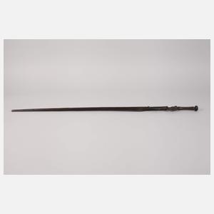 Geschnitzter Spazierstock