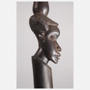 Geschnitzter Spazierstock