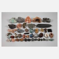 Sammlung Mineralien und Fossilien111