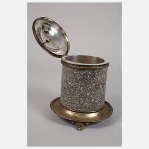 Tabaktopf mit Steinbesatz